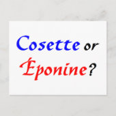 Carte Postale Cosette Les Misérables (Devant)