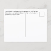 Carte Postale Coshocton Ohio Postcard (Dos)