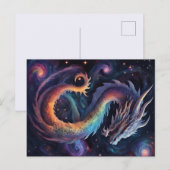 Carte Postale cosmic dragon postcard (Devant / Derrière)
