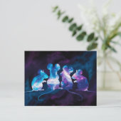 Carte postale Cosmic Mice Design (Debout devant)