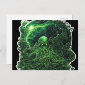 Carte Postale Cosmic Oddities: Cthulhu (Devant / Derrière)