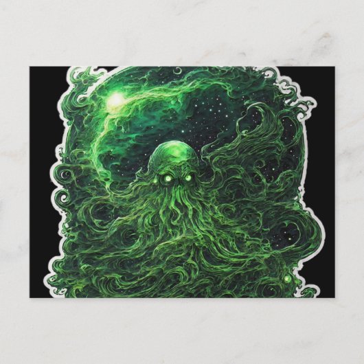 Carte Postale Cosmic Oddities: Cthulhu (Devant)