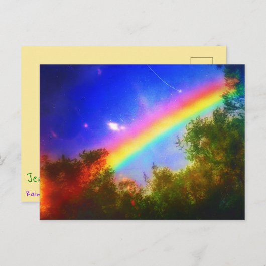Carte postale COSMIC RAINBOW (Devant / Derrière)
