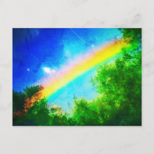 Carte postale COSMIC RAINBOW Verde