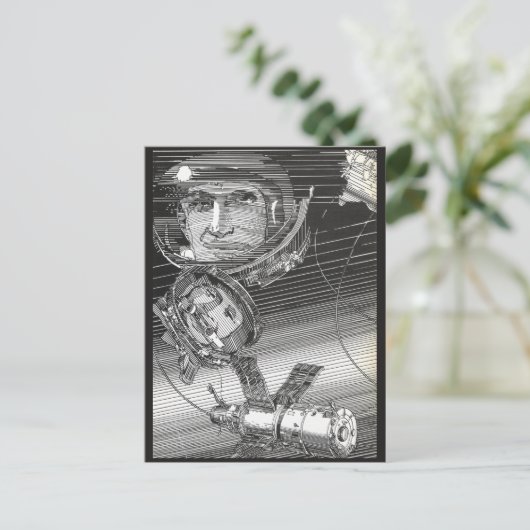 Carte postale Cosmonaut Five (Debout devant)
