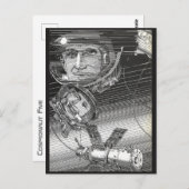 Carte postale Cosmonaut Five (Devant / Derrière)