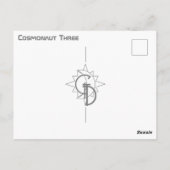 Carte postale Cosmonaut Trois (Dos)