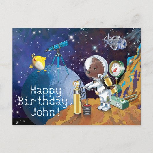 Carte Postale cosmos (Devant)