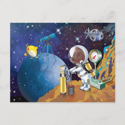 Carte Postale cosmos (Devant)