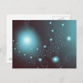 Carte Postale Cosmos bleus (Devant / Derrière)