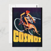 Carte Postale Cosmos Greyhound Bicycle (Devant / Derrière)