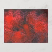 Carte postale "Cosmos Red" Abstrait Design (Devant)