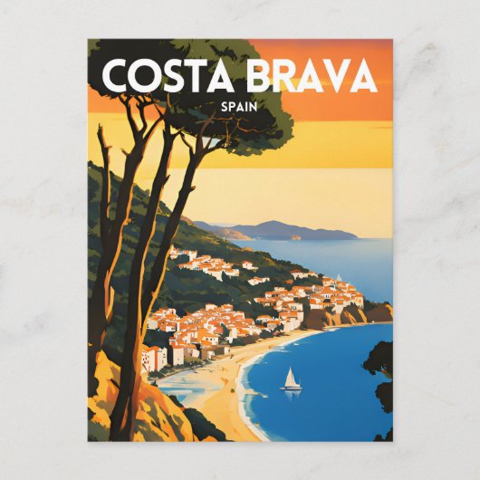 Carte Postale Costa Brava Espagne (Devant)