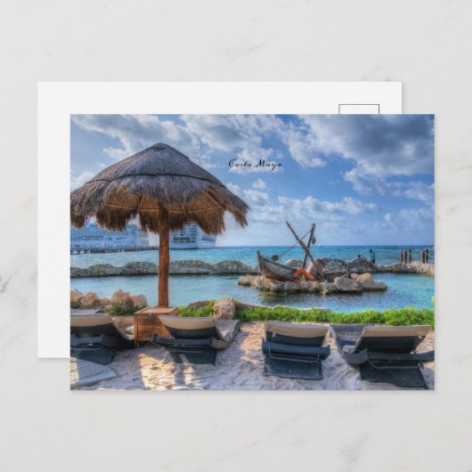 Carte Postale Costa Maya, Mexique (Devant / Derrière)
