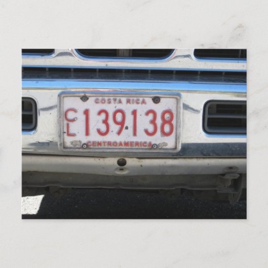 Carte postale Costa Rica (Devant)
