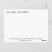 CARTE POSTALE COSTA RICA #1 (Dos)