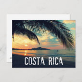 Carte postale Costa Rica Beach (Devant / Derrière)