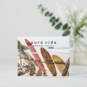 Carte postale Costa Rica Beach Photo Surfing (Debout devant)