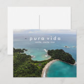Carte postale Costa Rica Beach Photo Vacances (Devant / Derrière)