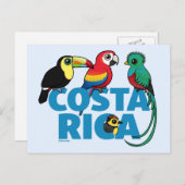Carte Postale Costa Rica Birdable (Devant / Derrière)