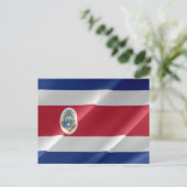 Carte Postale Costa Rica - Drapeau (Debout devant)