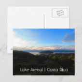 Carte postale Costa Rica Lake Arenal (Devant / Derrière)