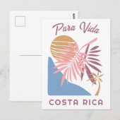Carte Postale Costa Rica Moto Pura Vida (Devant / Derrière)