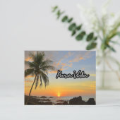 Carte Postale Costa Rica Pura Vida Beach Souvenir (Debout devant)