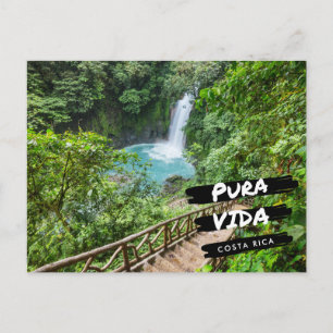 Carte Postale Costa Rica Pura Vida Rio Celeste
