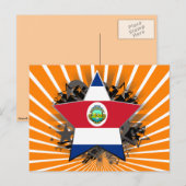 Carte Postale Costa Rica Star (Devant / Derrière)