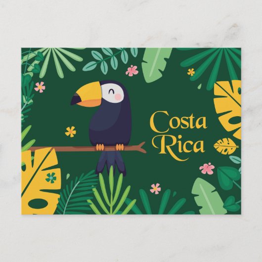 Carte Postale Costa Rica Toucan (Devant)