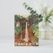 Carte postale Costa Rica Tropical Waterfall (Debout devant)