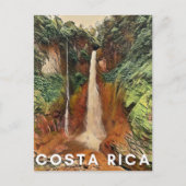 Carte postale Costa Rica Tropical Waterfall (Devant)