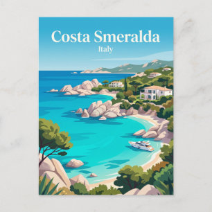 Carte Postale Costa Smeralda Italie