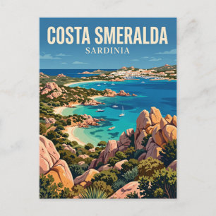 Carte Postale Costa Smeralda Italie