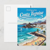 Carte Postale Costa Teguise Espagne (Devant / Derrière)