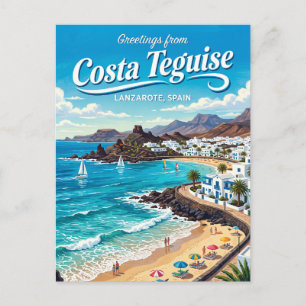 Carte Postale Costa Teguise Espagne