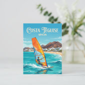 Carte Postale Costa Teguise Espagne (Debout devant)