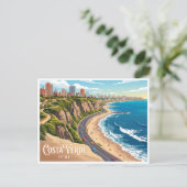 Carte Postale Costa Verde Lima Pérou (Debout devant)