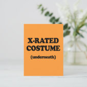 CARTE POSTALE COSTUME À COTATION X (Debout devant)