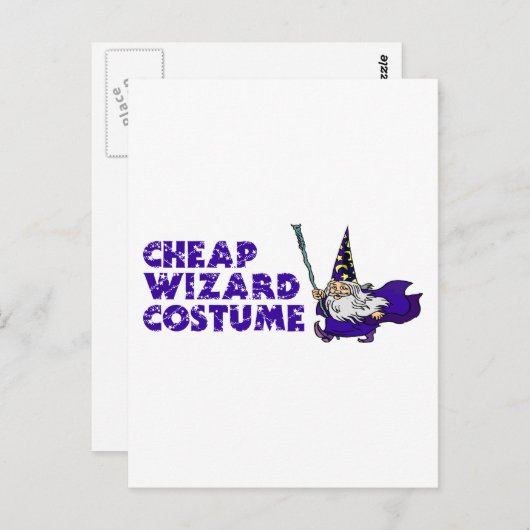 Carte Postale Costume Assistant pas cher (Devant / Derrière)