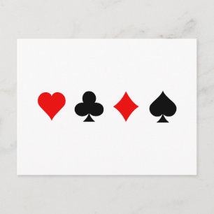 Carte Postale Costume Blackjack / Poker Card : Art vectoriel :