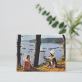 Carte Postale Costume breton traditionnel (Debout devant)