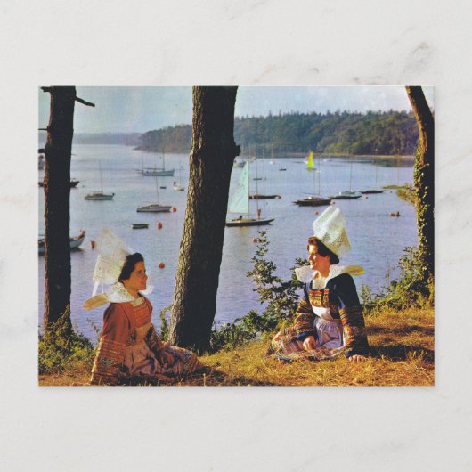 Carte Postale Costume breton traditionnel (Devant)