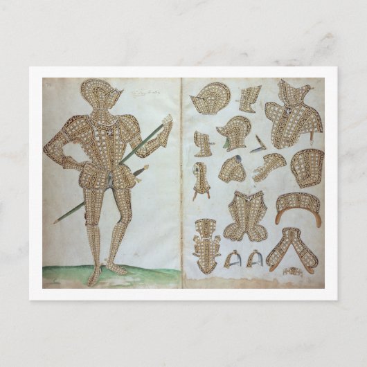 Carte Postale Costume d'Armor pour Sir Henry Lee, de 'An Elizabe (Devant)