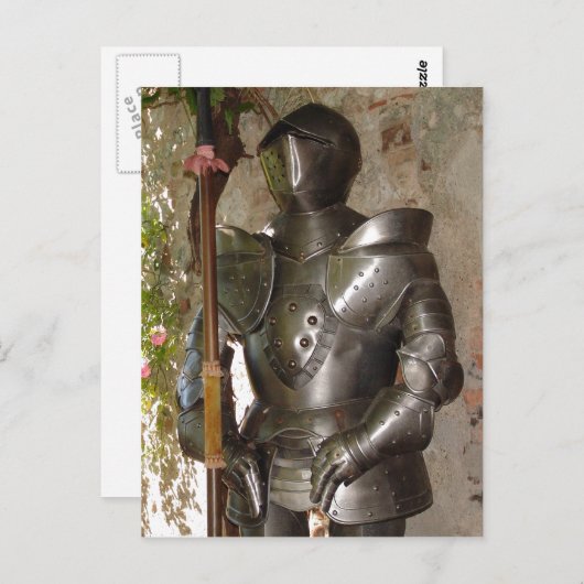Carte Postale Costume d'armure (Devant / Derrière)