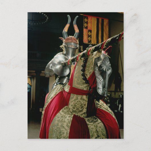 Carte Postale Costume d'armure et armure de cheval assortie (Devant)