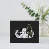 Carte Postale Costume de bombe principal EOD (Debout devant)