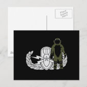Carte Postale Costume de bombe principal EOD (Devant / Derrière)