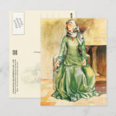 Carte Postale Costume de femme de l'époque de William II (Devant / Derrière)